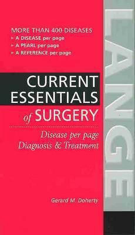 Current Essentials of Surgery  (English, Paperback, Doherty Gerard)