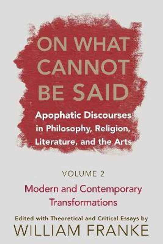 On What Cannot Be Said  (English, Paperback, unknown)