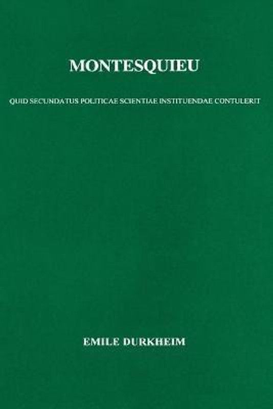 Montesquieu  (English, Paperback, unknown)