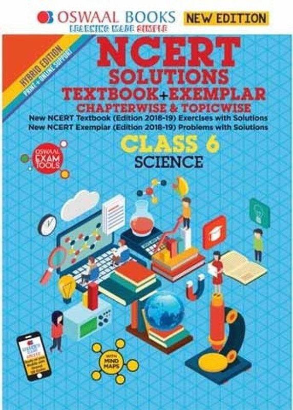 Oswaal NCERT Problems - Solutions (Textbook + Exemplar) Class 6 Science Book (For 2023 Exam)  (English, Paperback, unknown)