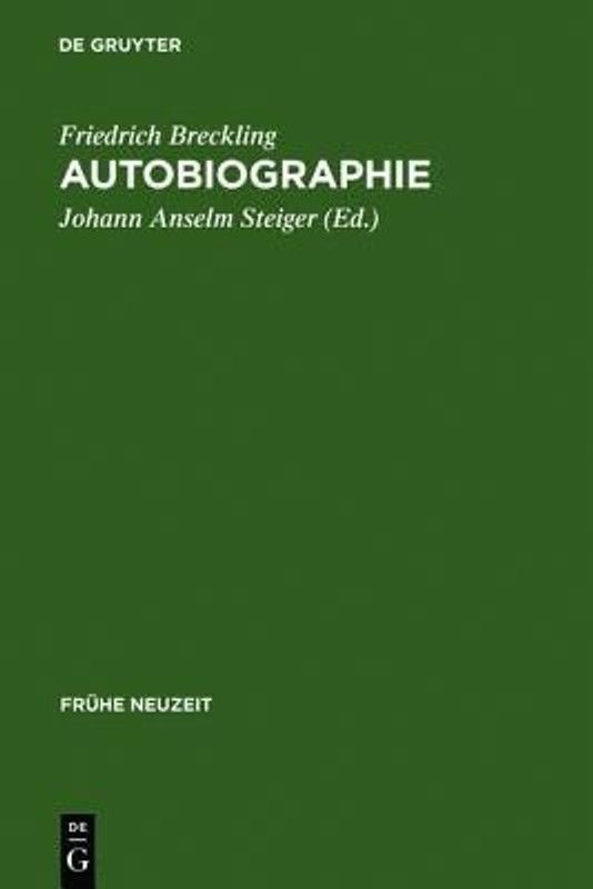 Autobiographie  (German, Hardcover, Breckling Friedrich)