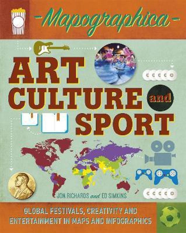 Mapographica: Art, Culture and Sport  (English, Hardcover, Richards Jon)