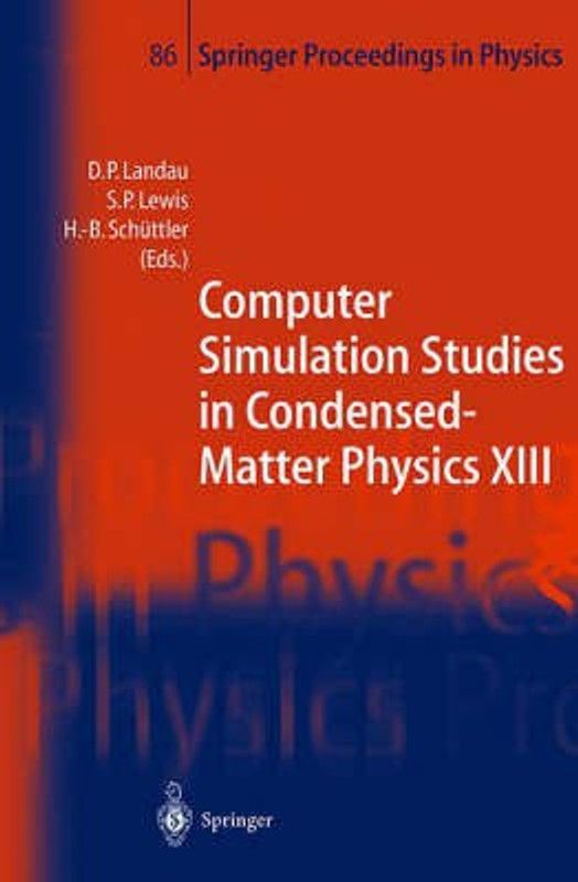 Computer Simulation Studies in Condensed-matter Physics  (English, Hardcover, unknown)