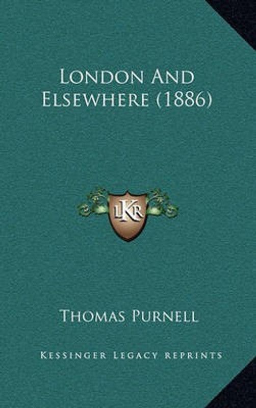 London and Elsewhere (1886)  (English, Paperback, Purnell Thomas)