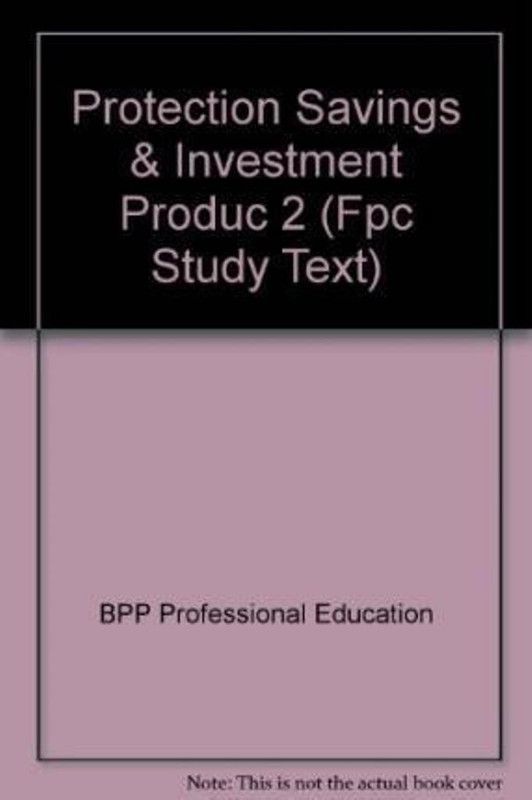 A/FPC SV1 - Savings and Investments: Text  (English, Paperback, BPP Professional Education)
