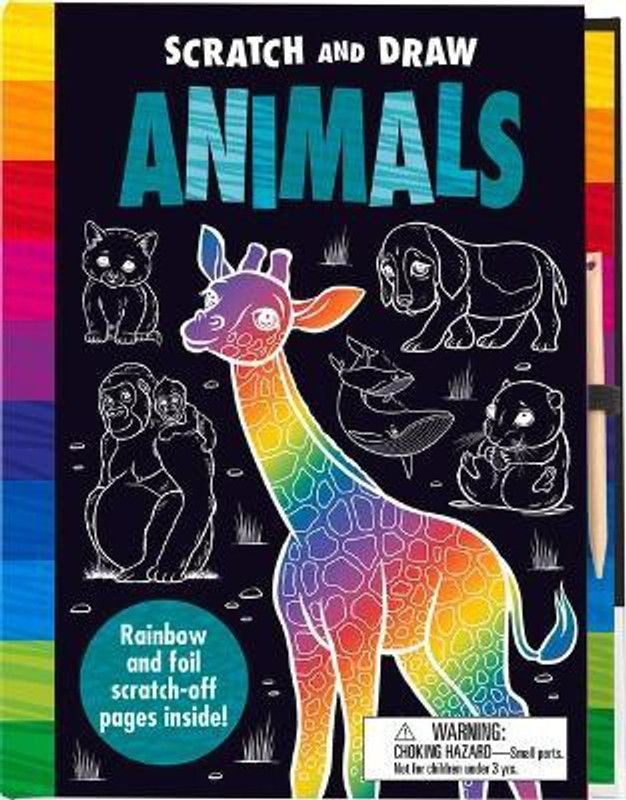 Scratch and Draw Animals  (English, Hardcover, Lambert Nat)