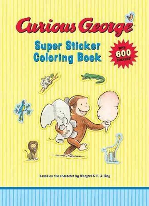 Curious George Super Sticker Coloring Book  (English, Paperback, unknown)