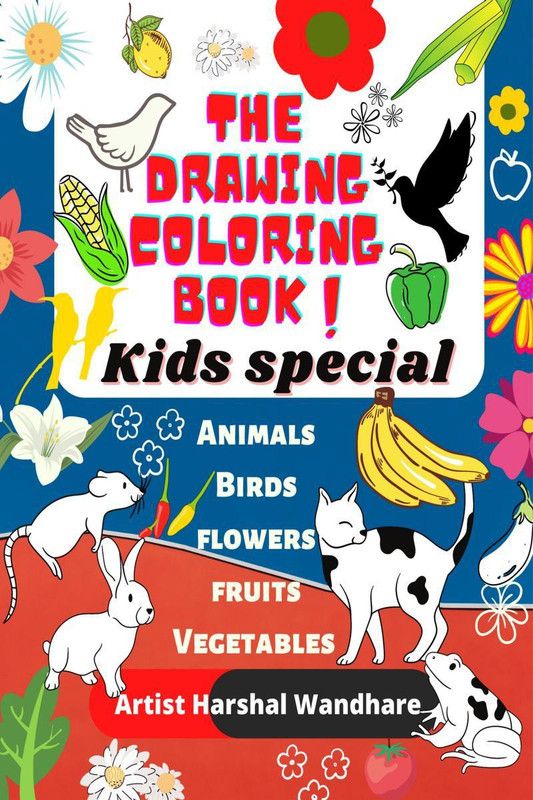 The Drawing Coloring Book  (English, Paperback, Harshal S. Wandhare)