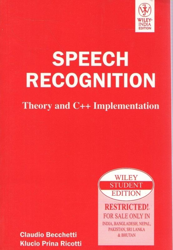 Speech Recognition  (English, Paperback, Ricotti Klucio Prina)