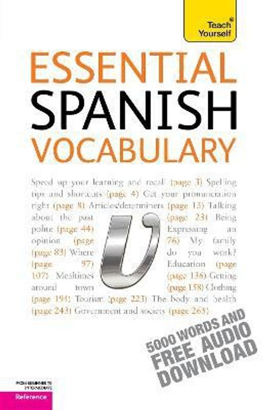 Essential Spanish Vocabulary: Teach Yourself  (English, Mixed media product, Zollo Mike)