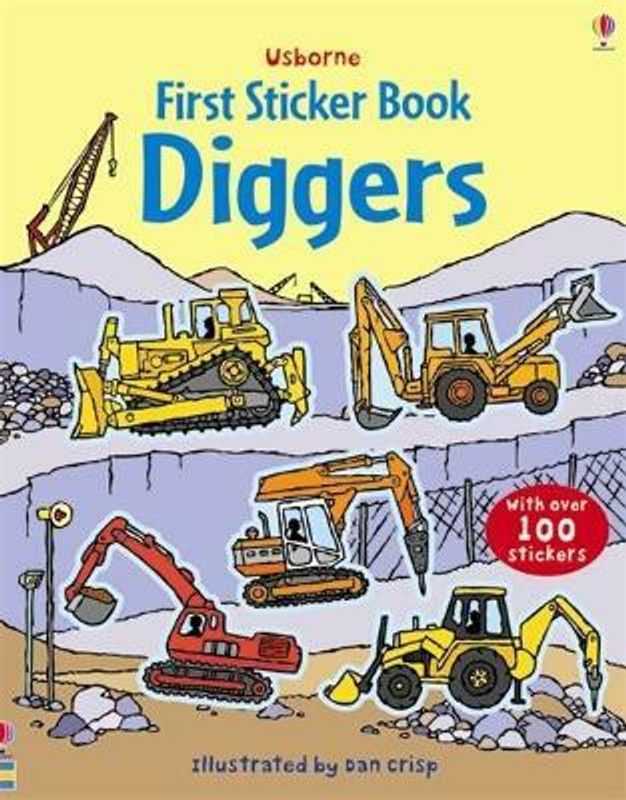 First Sticker Book Diggers  (English, Paperback, Taplin Sam)