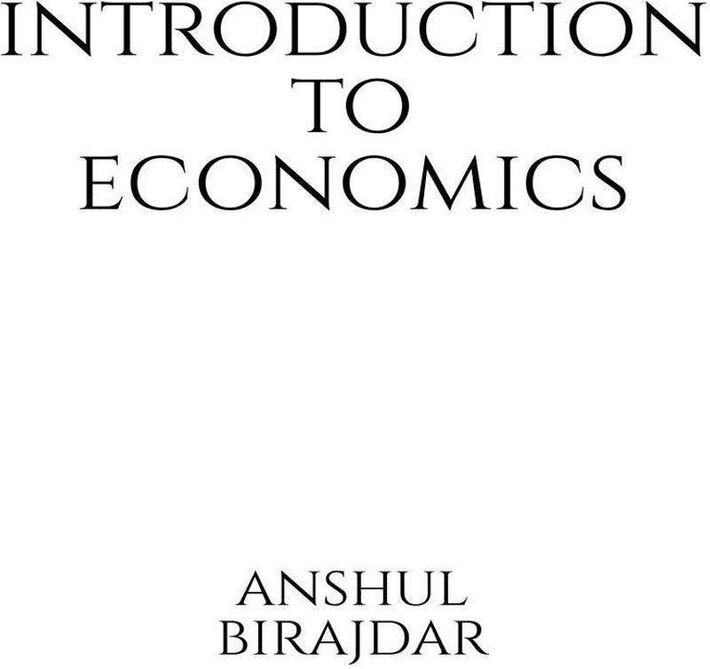 Introduction to Economics Second Edition  (English, Paperback, Anshul Birajdar)