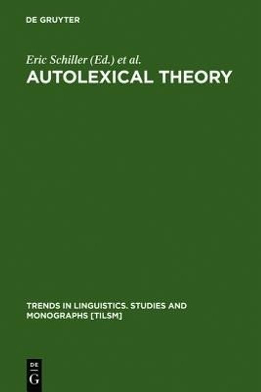 Autolexical Theory  (English, Hardcover, unknown)