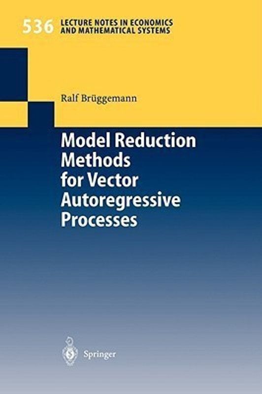 Model Reduction Methods for Vector Autoregressive Processes  (English, Paperback, Bruggemann Ralf)
