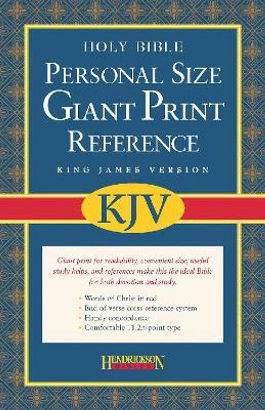 KJV Personal Size Giant Print Reference Bible  (English, Leather / fine binding, unknown)