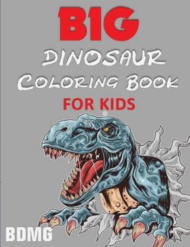 Big Dinosaur Coloring Book for Kids (100 Pages)  (English, Paperback, Media Group Blue Digital)