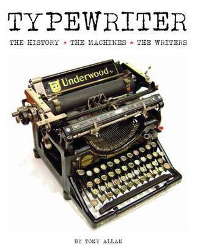 Typewriter  (English, Hardcover, Allan Tony)