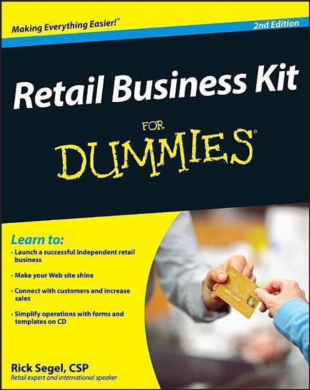 Retail Business Kit For Dummies  (English, Mixed media product, Segel Rick)