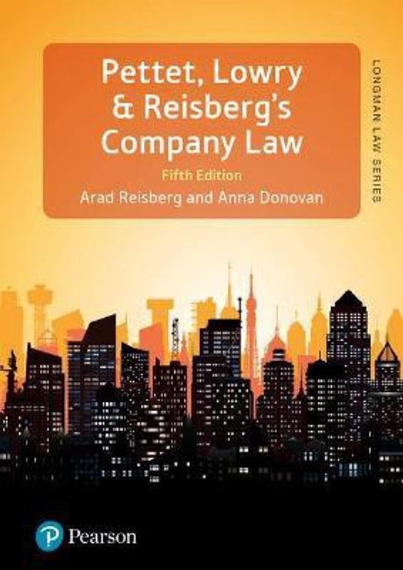 Pettet, Lowry & Reisberg's Company Law  (English, Paperback, Lowry John)