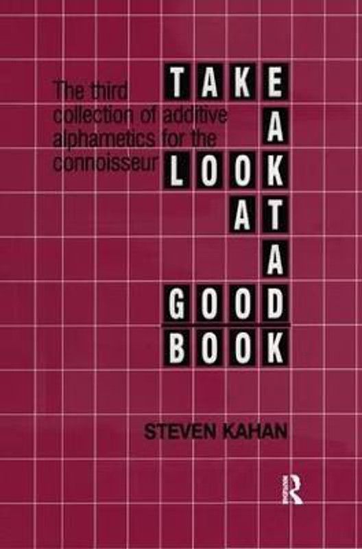 Take a Look at a Good Book  (English, Hardcover, Kahan Steven)