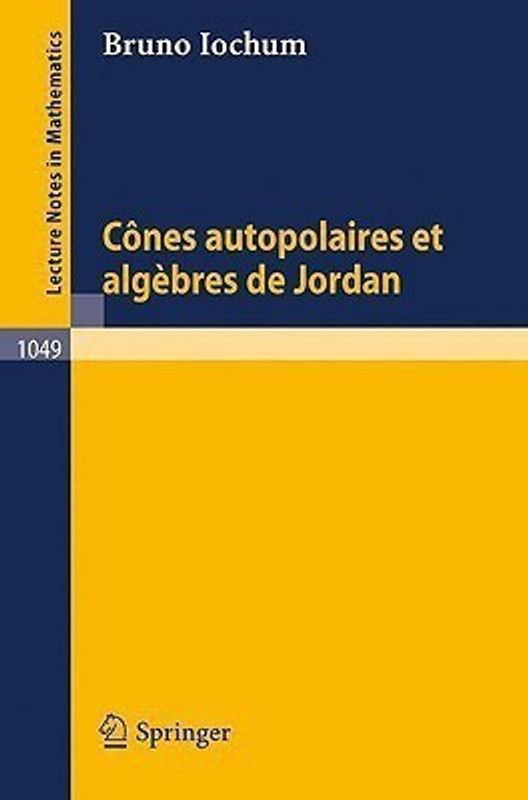 Cones Autopolaires Et Algebres De Jordan  (French, Paperback, Iochum Bruno)