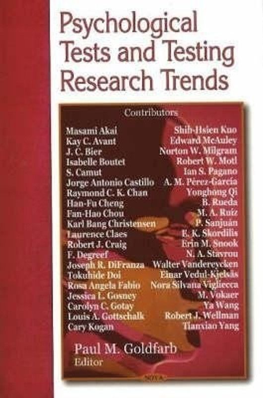 Psychological Tests & Testing Research Trends  (English, Hardcover, Goldfarb Paul M)