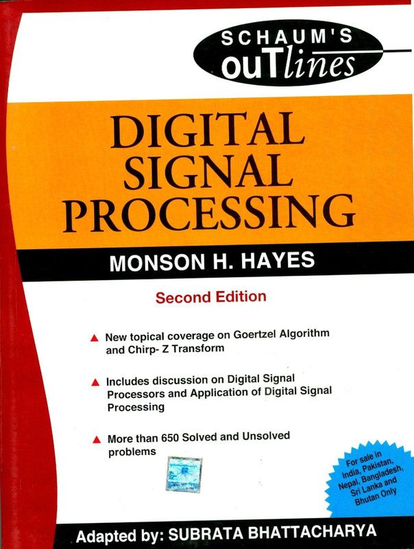 Digital Signal Processing  (English, Paperback, Hayes Monson)