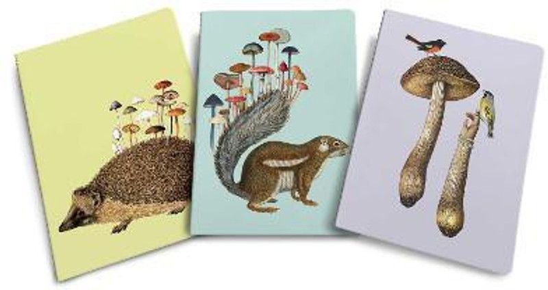 Art of Nature: Fungi Sewn Notebook Collection: Set of 3  (English, Other printed item, Insight Editions)