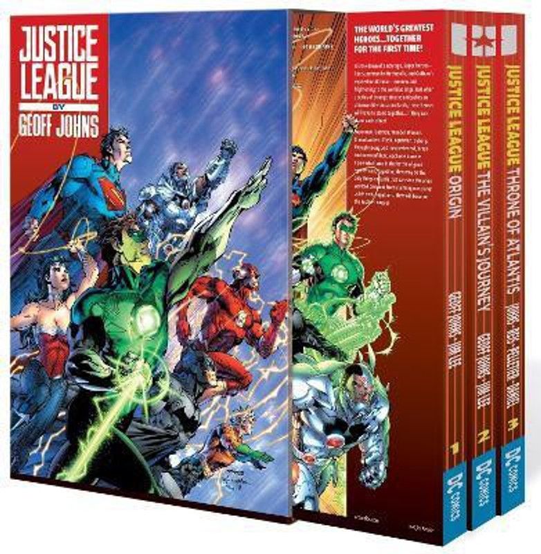 Justice League by Geoff Johns Box Set Vol. 1  (English, Paperback, Johns Geoff)