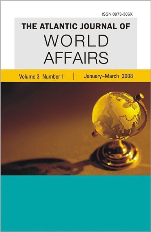The Atlantic Journal of World Affairs, January-March 2008 1 Edition  (English, Paperback, unknown)