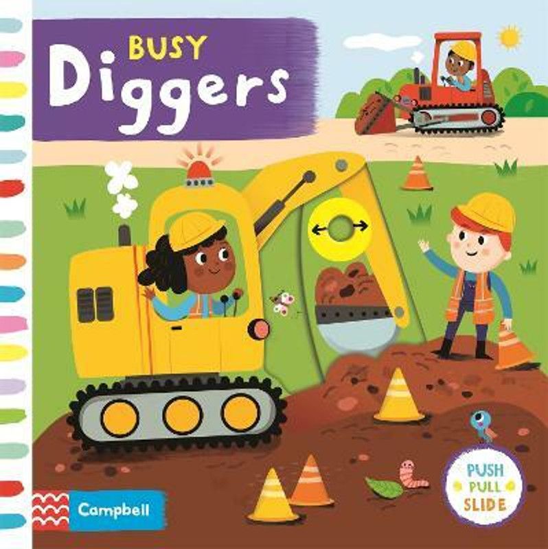 Busy Diggers  (English, Board book, Books Campbell)