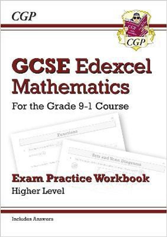 New GCSE Maths Edexcel Exam Practice Workbook: Higher - includes Video Solutions and Answers  (English, Paperback, CGP Books)