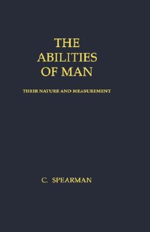 The Abilities of Man  (English, Paperback, Spearman Charles,)