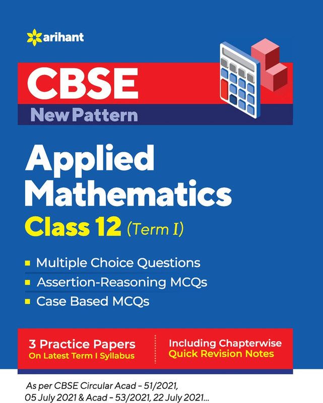 CBSE New Pattern Applied Mathematics Class 12 for 2021-22 Exam (MCQs based book for Term 1)  (English, Paperback, Dwevedi Brijesh)