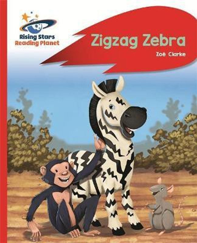 Reading Planet - Zigzag Zebra - Red B: Rocket Phonics  (English, Paperback, Clarke Zoe)