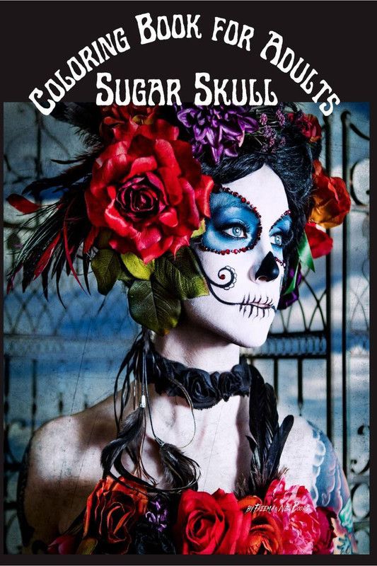 Sugar Skull Coloring Book for Adults  (English, Paperback, Freeman New Books)
