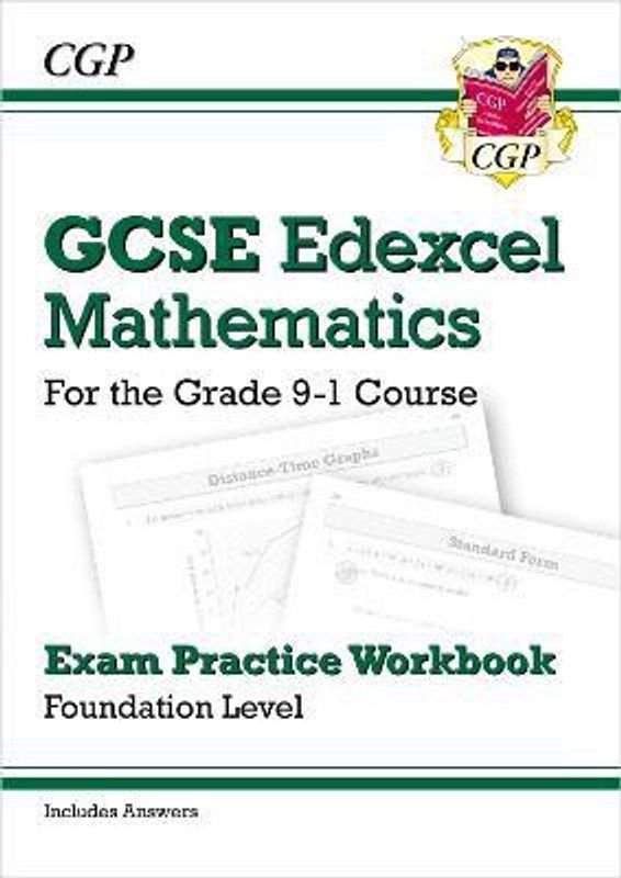 New GCSE Maths Edexcel Exam Practice Workbook: Foundation - includes Video Solutions and Answers  (English, Paperback, CGP Books)
