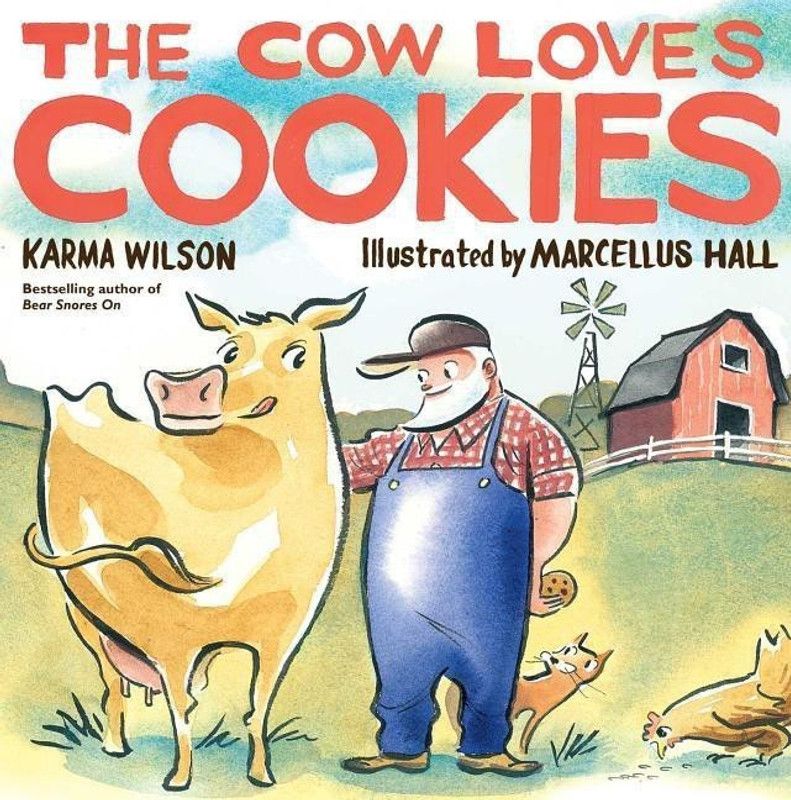 The Cow Loves Cookies  (English, Hardcover, Wilson Karma)