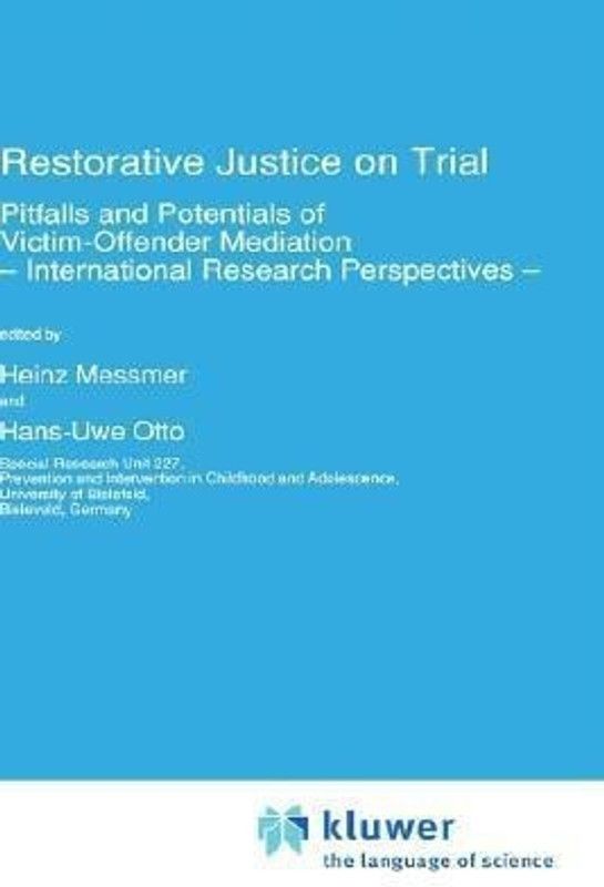 Restorative Justice on Trial  (English, Hardcover, unknown)