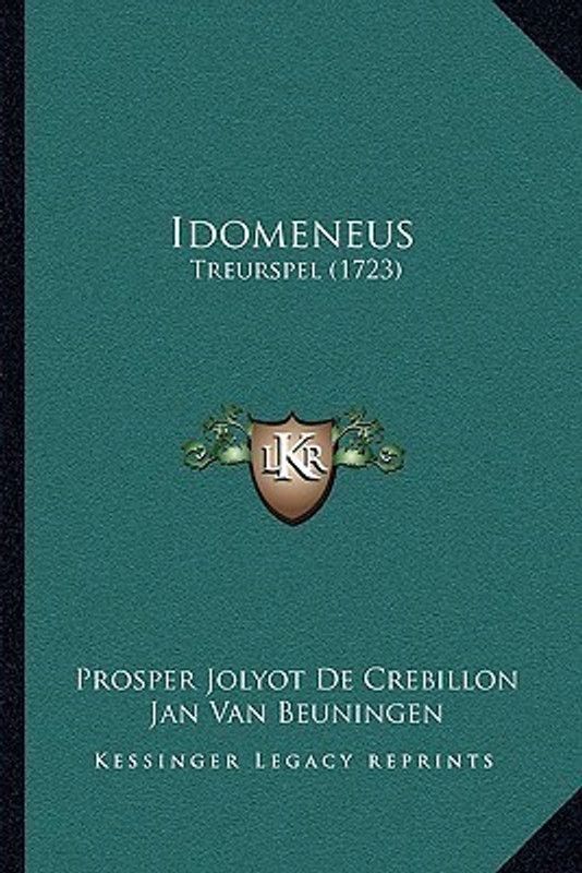 Idomeneus  (Dutch, Paperback, De Crebillon Prosper Jolyot)