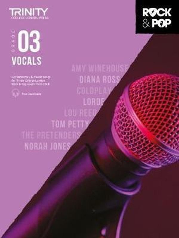 Trinity College London Rock & Pop 2018 Vocals Grade 3  (English, Sheet music, unknown)