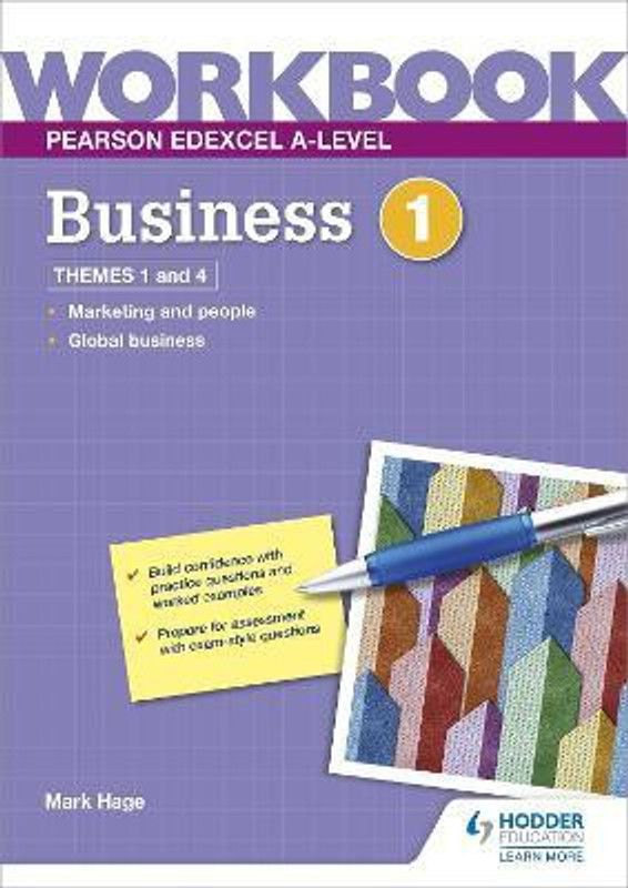 Pearson Edexcel A-Level Business Workbook 1  (English, Paperback, Hage Mark)