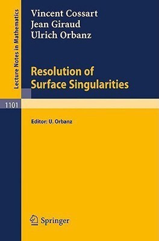 Resolution of Surface Singularities  (English, Paperback, Cossart Vincent)