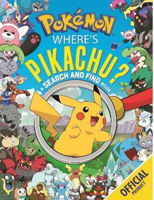 Where's Pikachu? A Search and Find Book  (English, Paperback, Pokemon)