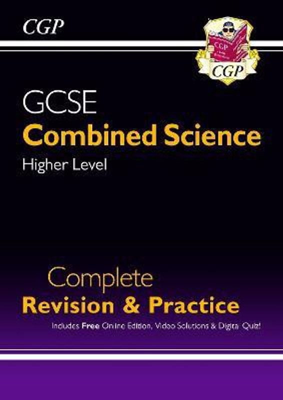 GCSE Combined Science Higher Complete Revision & Practice w/ Online Ed, Videos & Quizzes  (English, Mixed media product, CGP Books)