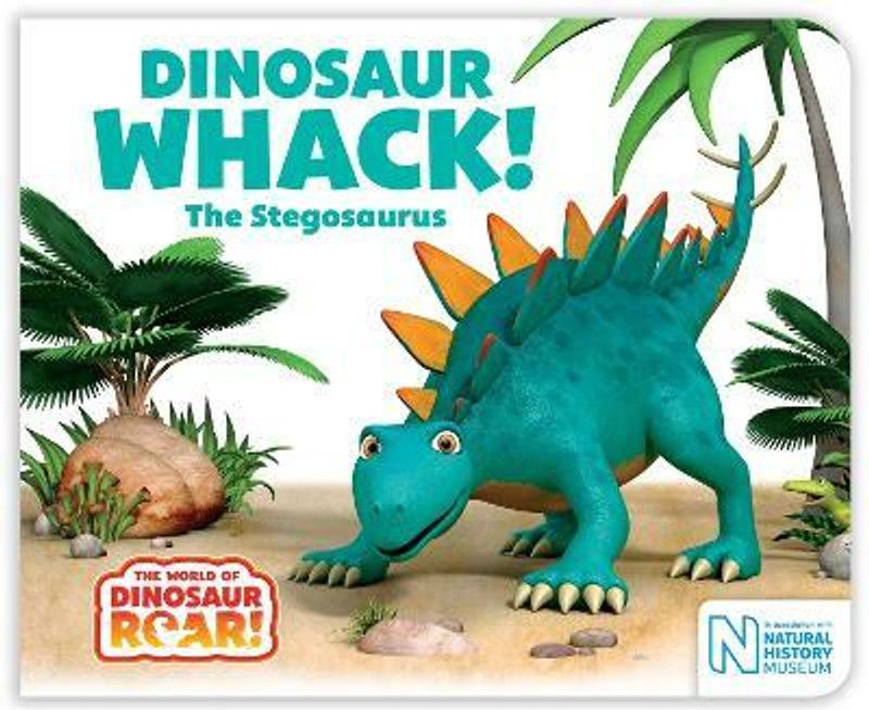 Dinosaur Whack! The Stegosaurus  (English, Board book, Curtis Peter)