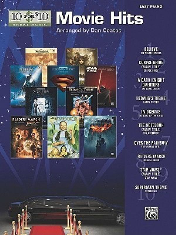 10 for 10 Sheet Music Movie Hits  (English, Paperback, unknown)