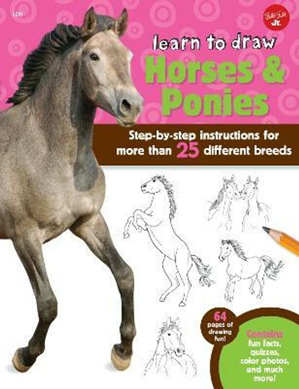 Learn to Draw Horses & Ponies  (English, Paperback, Cuddy Robbin)