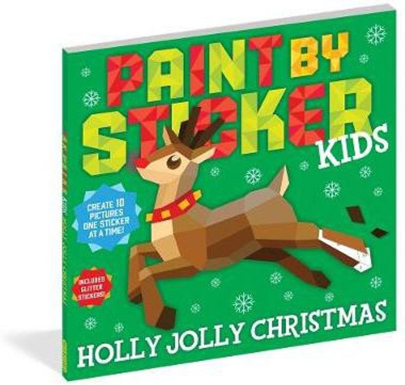 Paint by Sticker Kids: Holly Jolly Christmas  (English, Paperback, Publishing Workman)