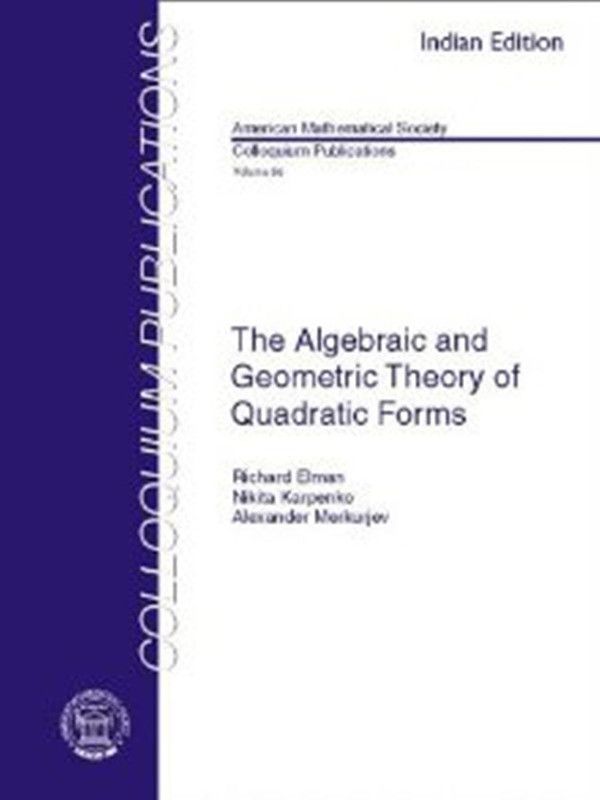 Algebraic And Geometric Theory Of Quadratic PB  (English, Elman R)